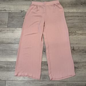 Anthropologie Maison d Amelie Pants Womens M Wide Leg Dusty Pink Feminine Boho